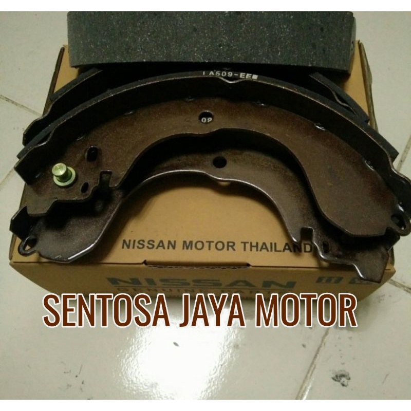 BRAKE SHOE KAMPAS REM BELAKANG NISSAN MARCH ORIGINAL