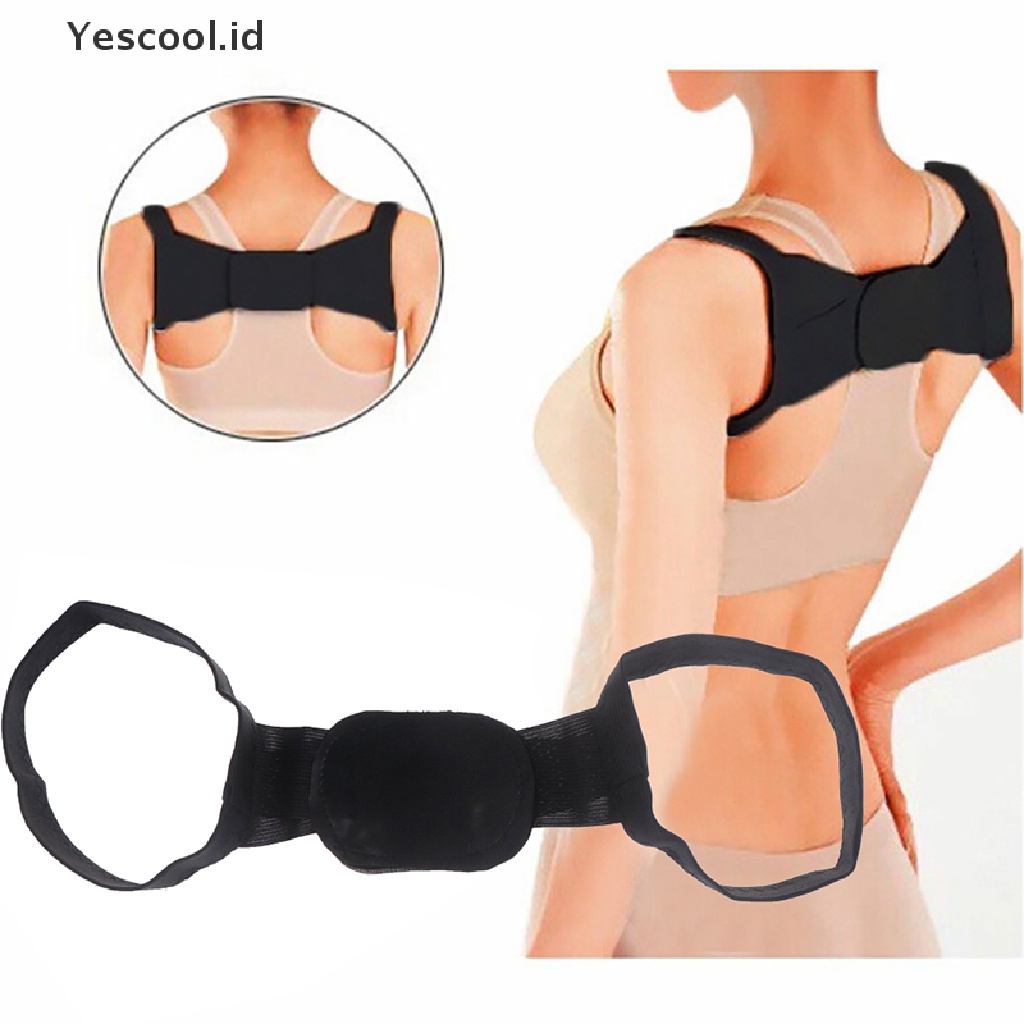 (Yescool) 1pc Sabuk Korektor Postur Punggung / Bahu / Dada