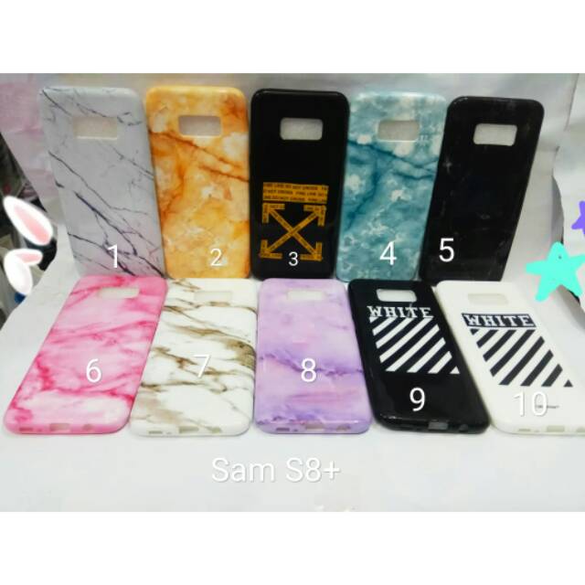 Case marble design samsung S8 plus