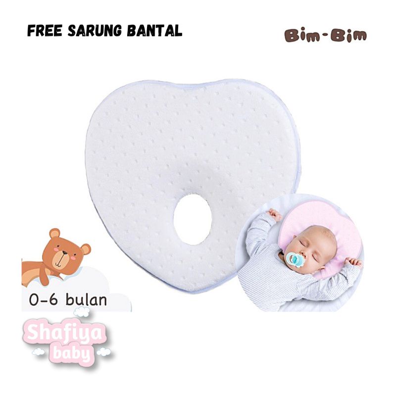 BimBim Memory Foam Premium Bantal Peang Free Cover Bantal Peyang