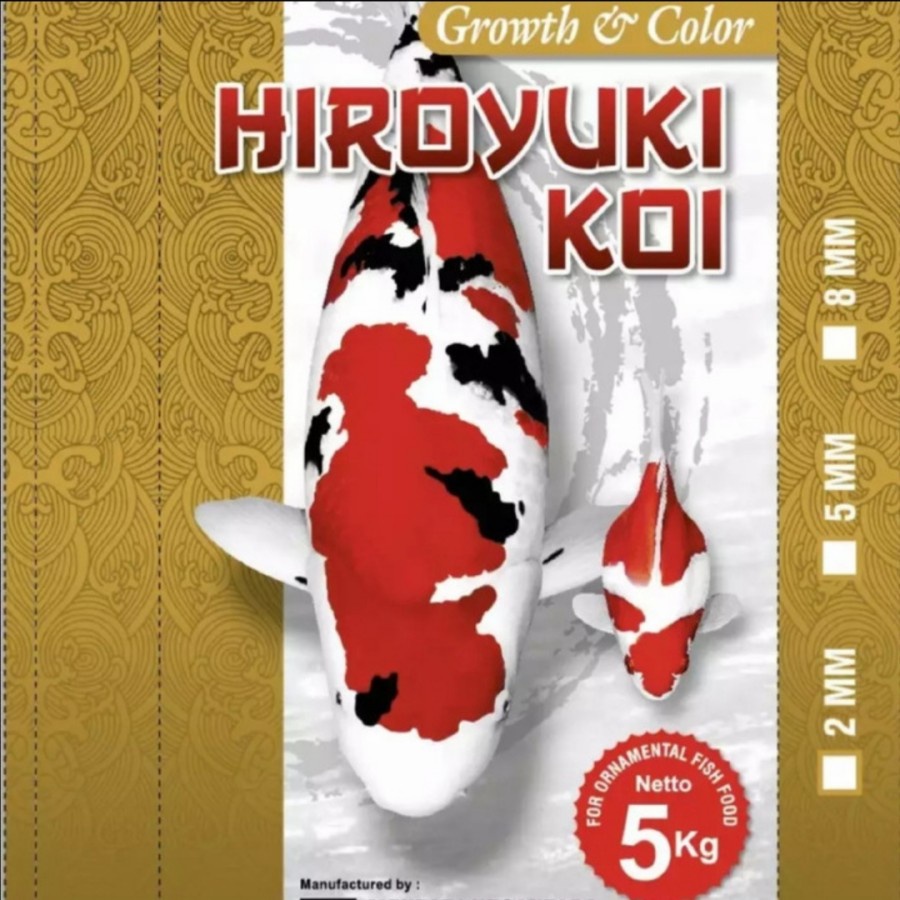 Pakan Koi Hiroyuki Growth & Color - 5kg