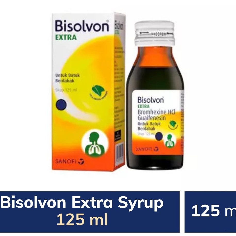 

Bisolvon Extra Syrup 125 ml – 125 ml – Obat Batuk Sirup 125ml