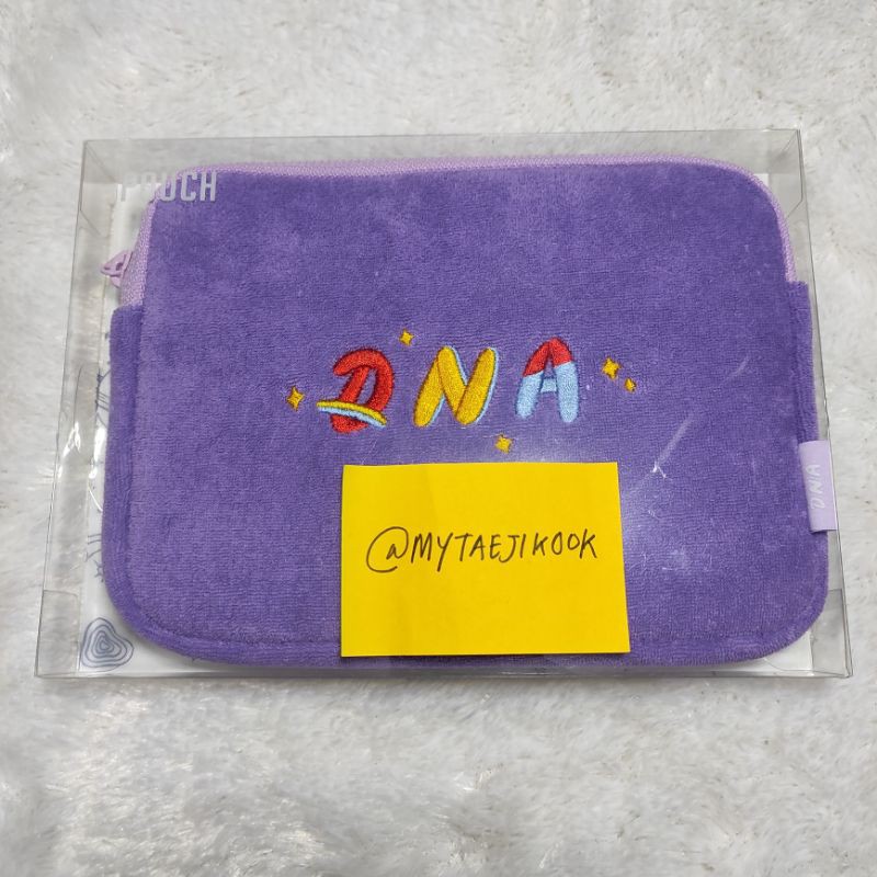 pouch DNA pop up store merch bts official tempat tablet tab laptop dompet tas kecil