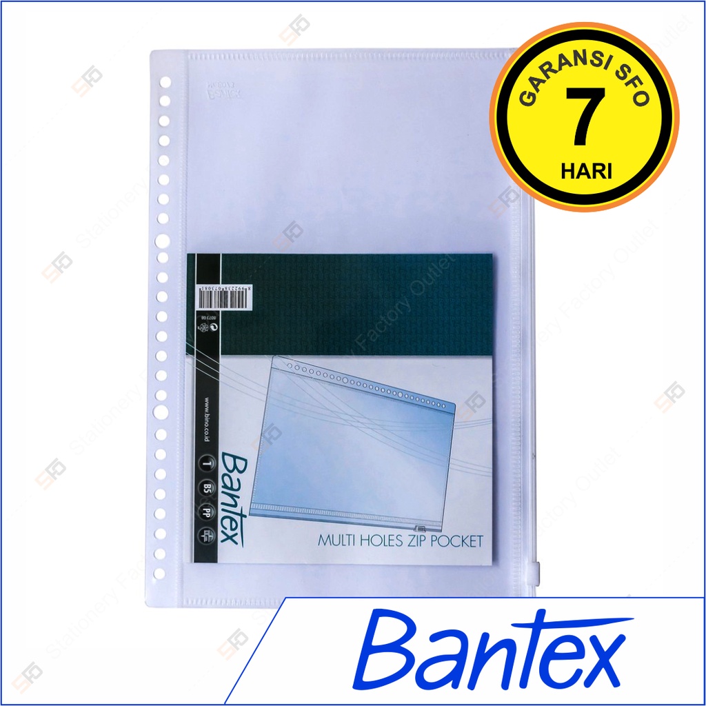 

Bantex Multiholes Zipper Pocket B5 PP - SFO Semarang Official