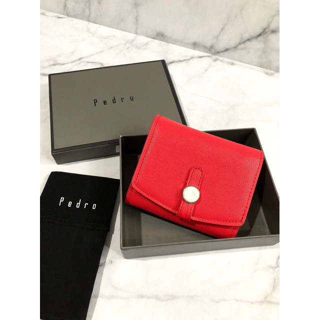 Dompet PEDRO Short Button Wallet Ori