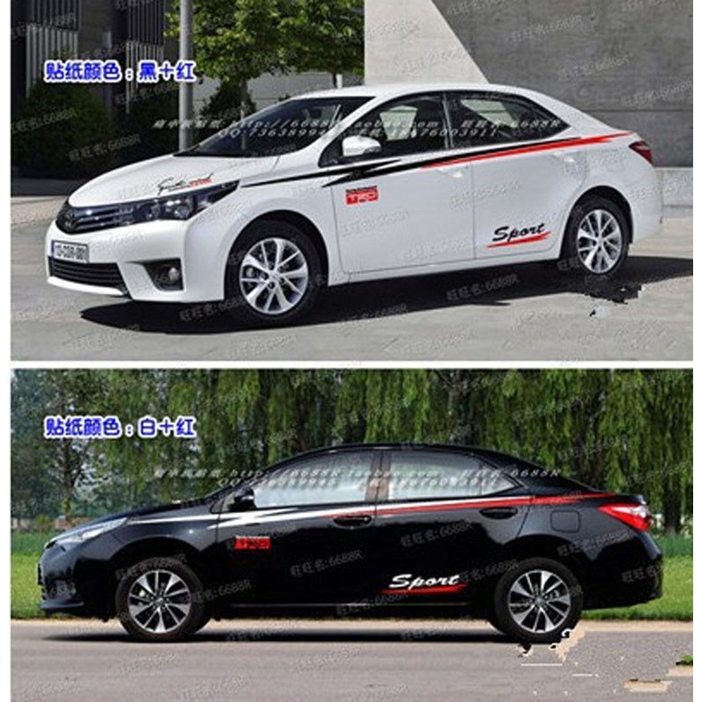 STICKER STIKER MOBIL UNIVERSAL RACING ALL SEDAN HONDA TOYOTA FORD SUZUKI TERBARU