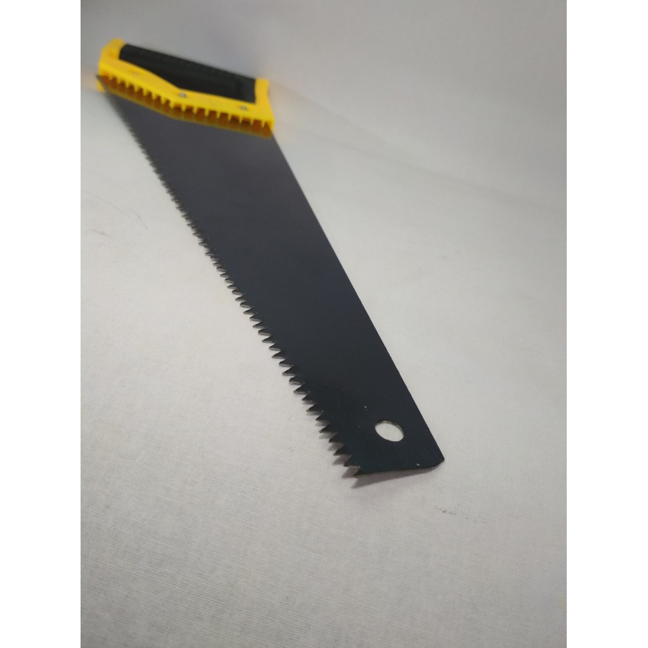 Hand Saw Gergaji Tangan Pendek Gagang Lapis Karet 14&quot; 14 inch 35cm