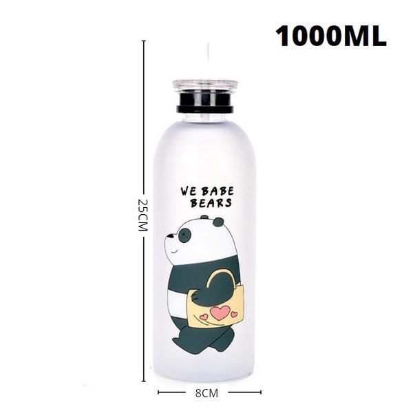 Botol Minum Motif We Are Bears BPA Free