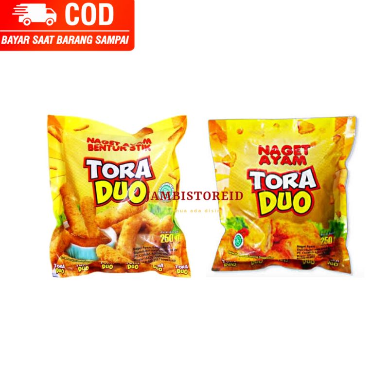 (JAMBISTOREID) JAMBI LANGSUNG KIRIM Tora Duo Nugget Ayam 250gram Naget Best Meat Supply Stok Makanan