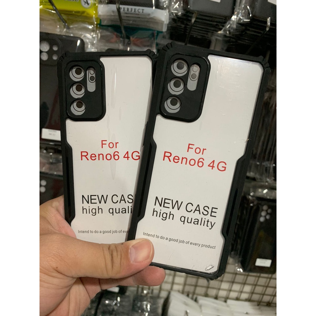 Anti Shocking Oppo Reno 6 4G 6.43 INCHI TPU Premium Case Quality