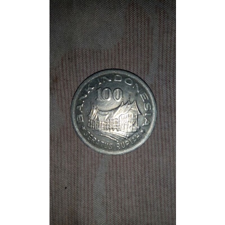 koin uang bekas 100 rupiah tahun 1978