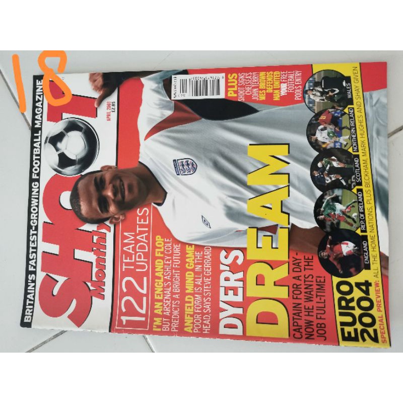 majalah sepakbola lawas inside united, shoot, soccer preloved