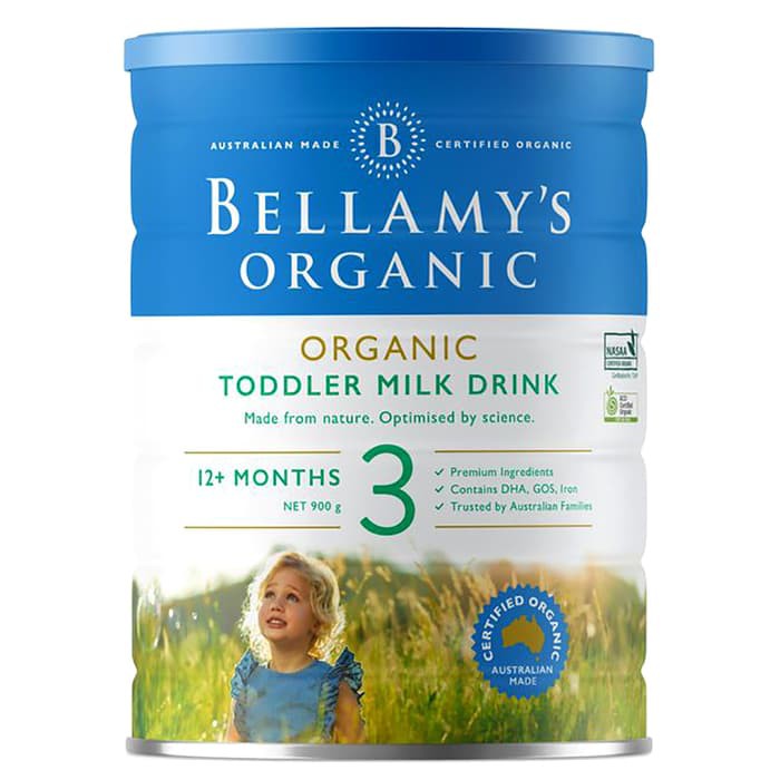 Bellamy's Organic Step 3 Organic Toddler Milk 900g