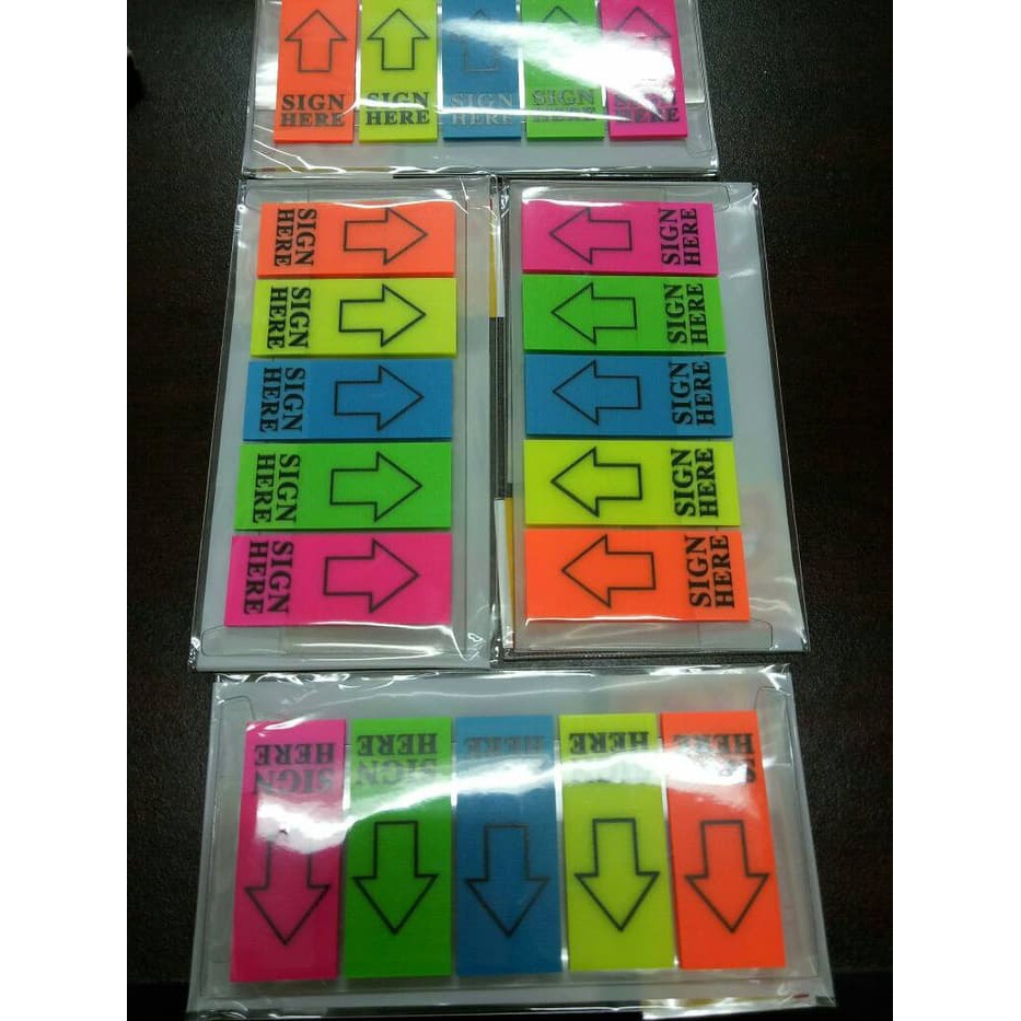 

Sign here memo stick tempel PRONTO 5warna