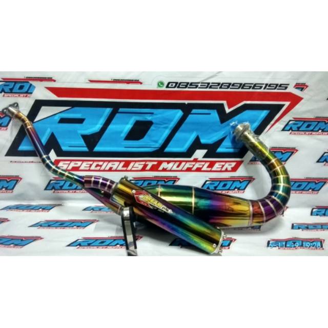 knalpot ninja pelangi ninja S SS R RR