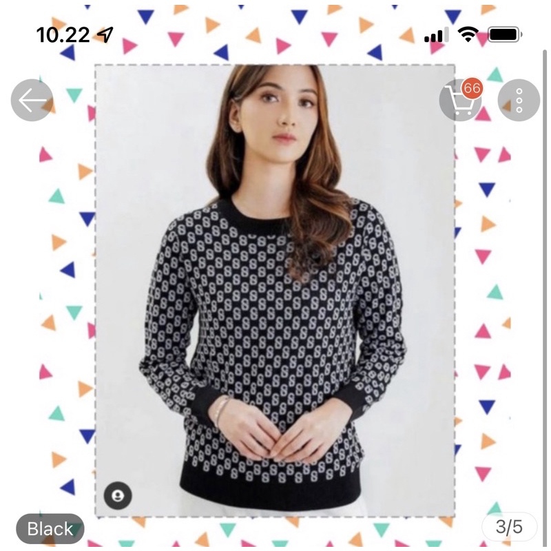 Sweatshirt Buttonscarves Black size S