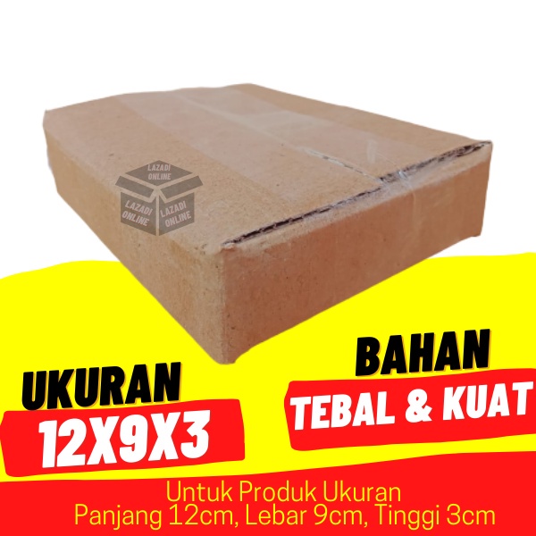 

kardus packing Polos 12x9x3 box kotak packing pack kardus packing kecil kardus murah