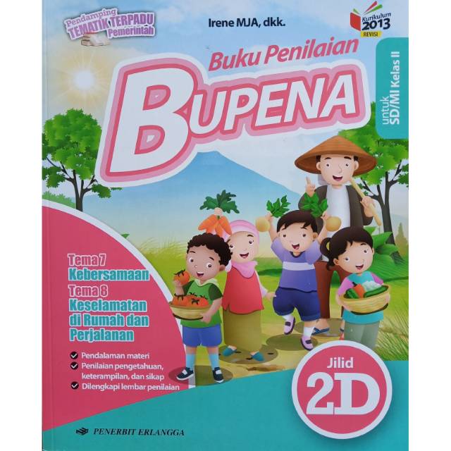 Bupena Buku Penilaian Jilid 2d Kelas 2 Sd Kurikulum 2013 Revisi Erlangga Shopee Indonesia