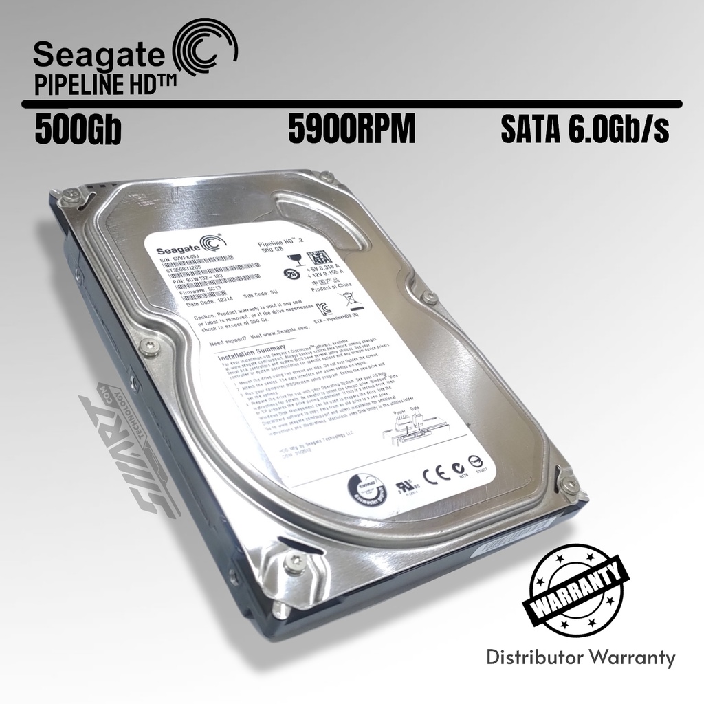 Harddisk Internal 3.5 Seagate 500Gb