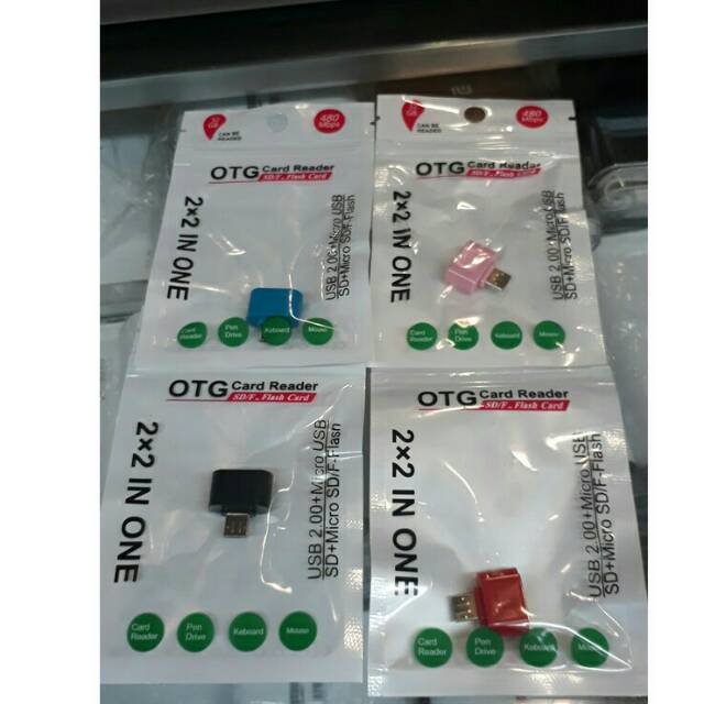 Mini OTG micro sd usb 2x2 in one