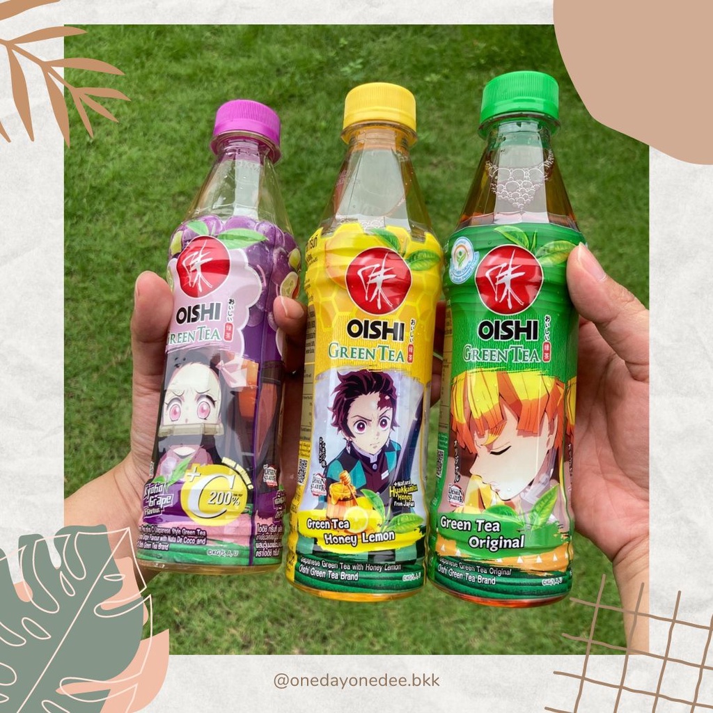 [READY STOCK] OISHI DRINK X DEMON SLAYER | OISHI DRINK THAILAND | 380ML