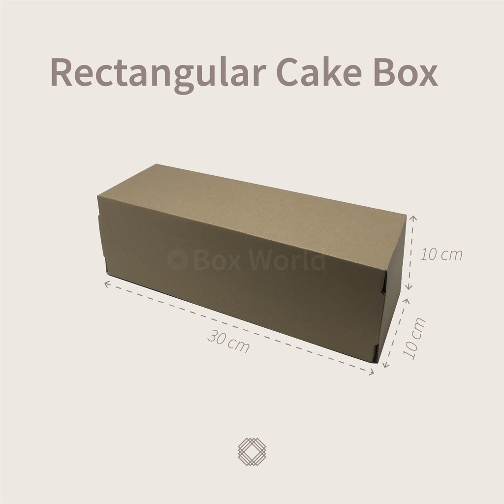 

Cake Box 30x10x10 Isi 10 pcs - Kotak Kardus Dus Packaging Makanan, Pudding
