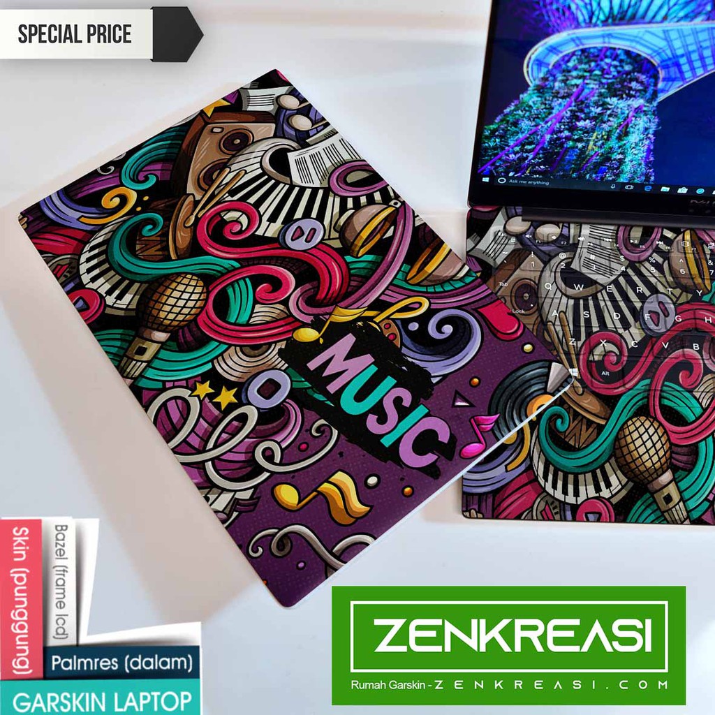 Garskin Laptop | Skin Laptop Musik