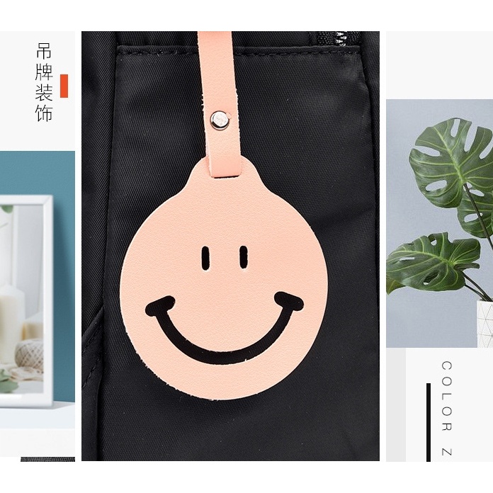 TAS RANSEL WANITA IMPORT ANTI AIR BRANDED HITAM BENITA TA455B5 BACKPACK BESAR CEWEK GENDONG PUNGGUNG SEKOLAH KERJA KULIAH PREMIUM KOREA BATAM MURAH