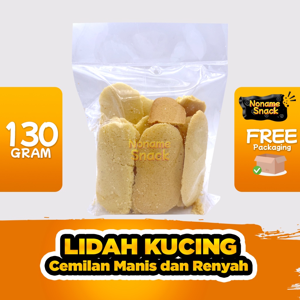 NoName Snack - Kue Lidah Kucing Grosir Cemilan 130Gr