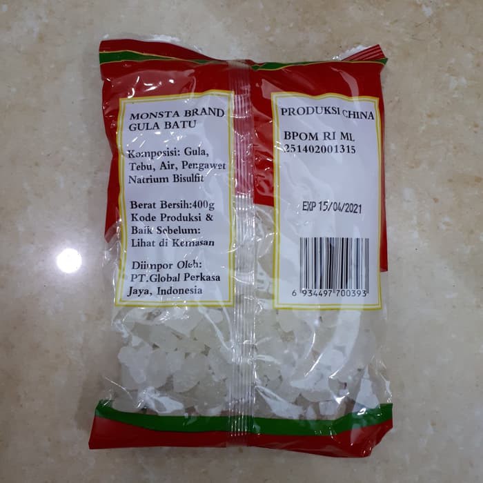 Gula Batu Lump Sugar 400gr