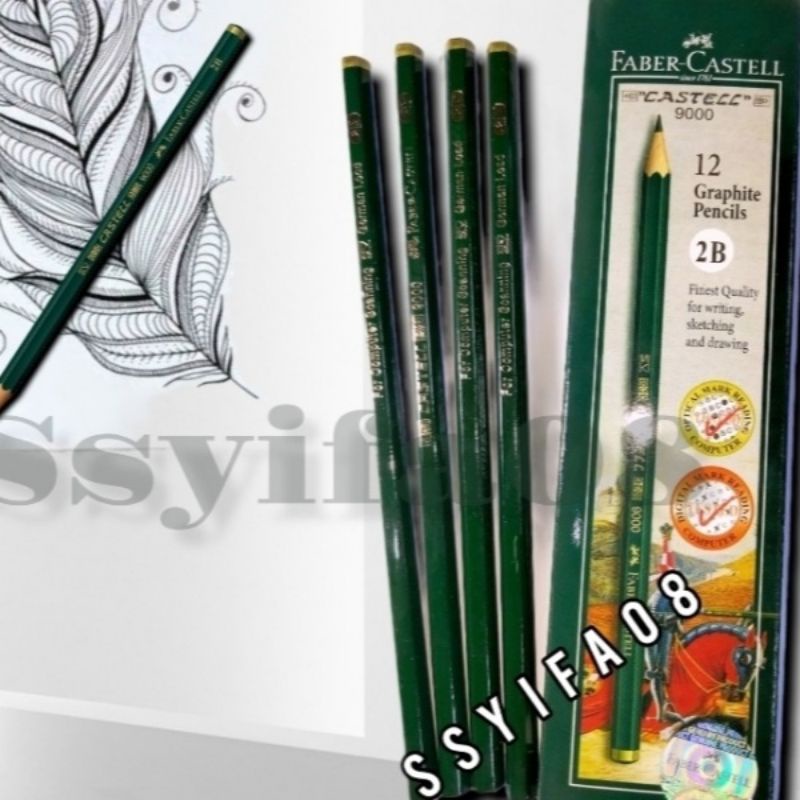 

PENSIL 2B FABER CASTELL PER 6 PAK
