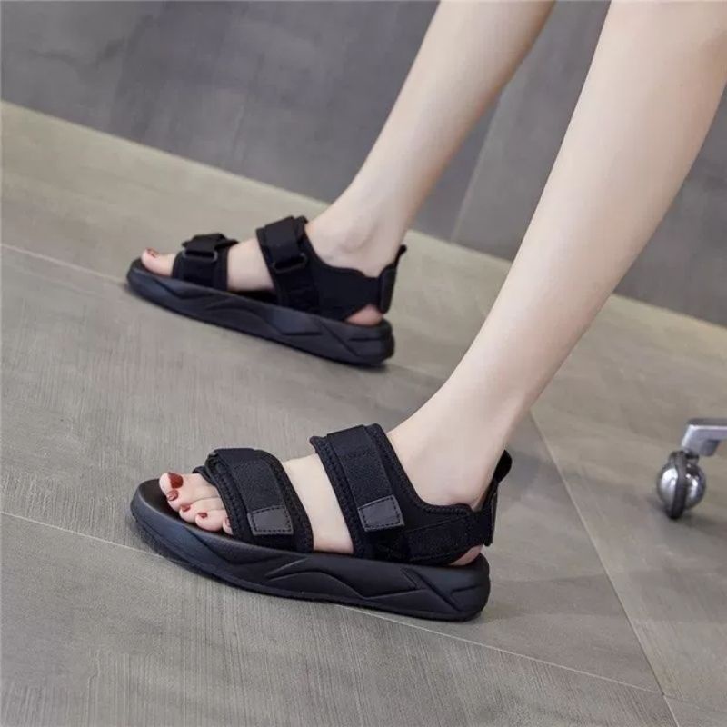 COD SANDAL WANITA KANVAS KOREA IMPORT 100% | SENDAL GUNUNG WANITA CASUAL