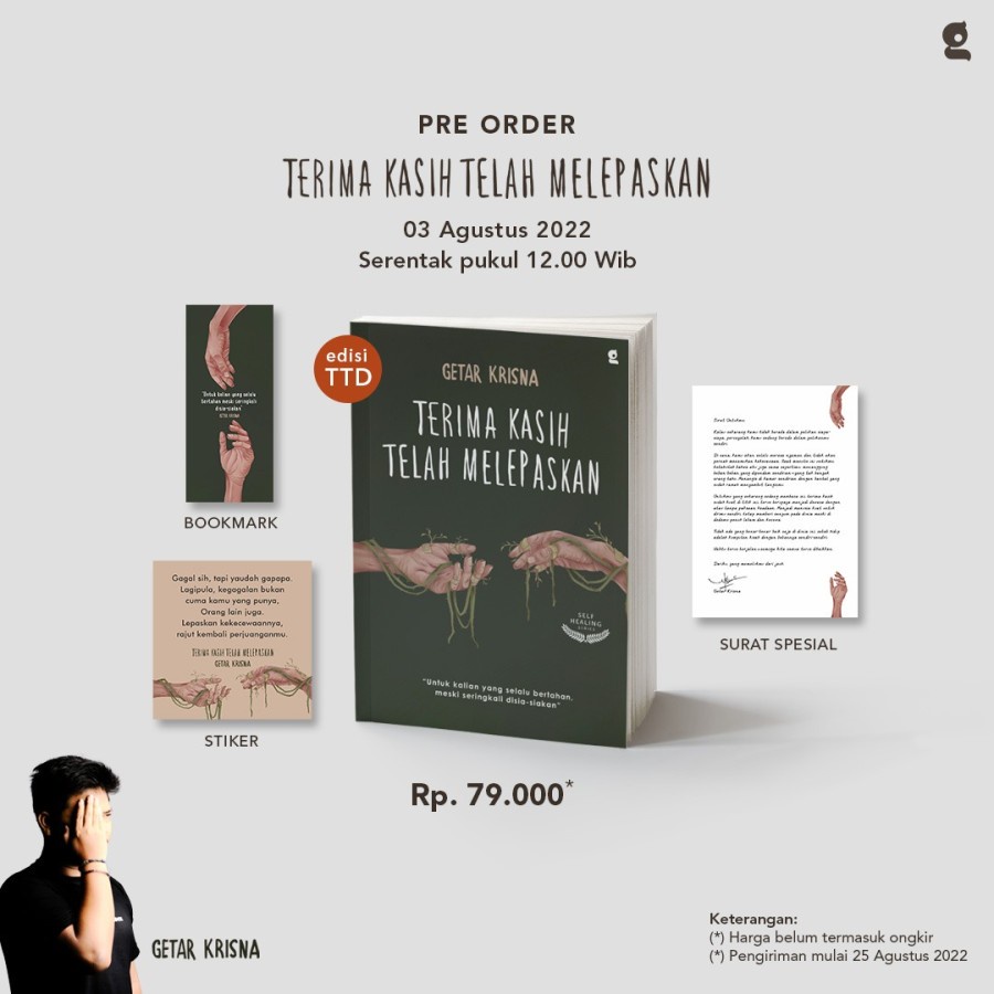 Jual Ready Stok Novel Terima Kasih Telah Bertahan Terima Kasih Telah Melepaskan Ttd