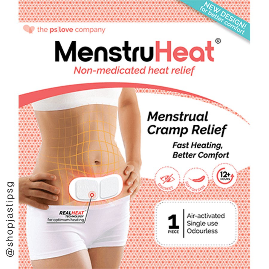 

READY STOCK Grab Gosend MenstruHeat Menstrual Heat Pack Pereda Nyeri Haid asli Singapore JKT