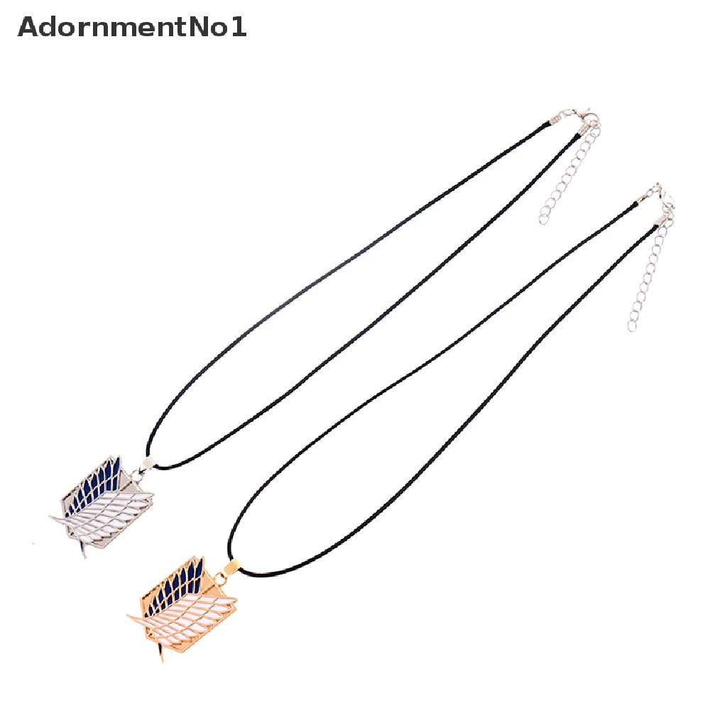 (AdornmentNo1) Kalung Rantai Dengan Liontin Sayap Attack On Titan Freedom Investigrasi