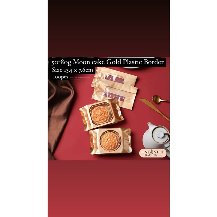 Plastic Cookies Gold  Border