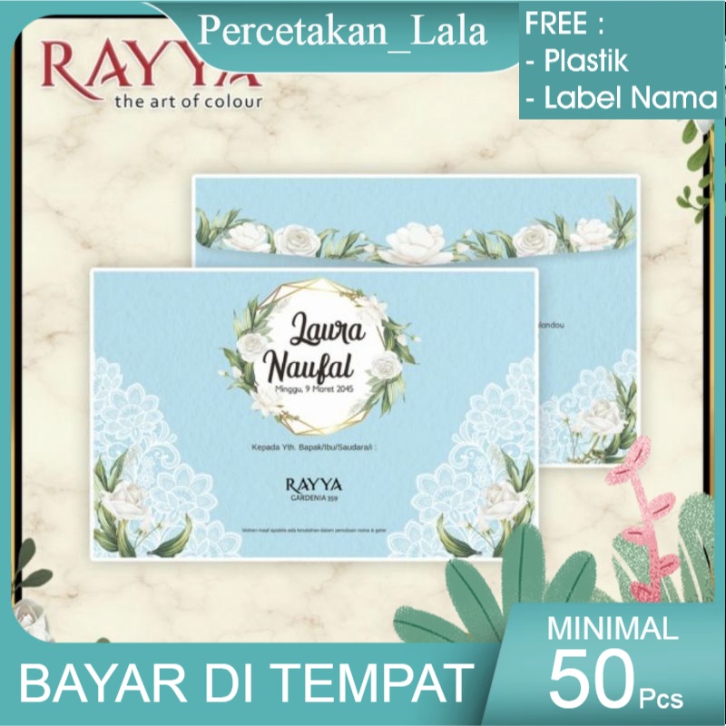 Undangan Pernikahan Aesthetic Desain Rayya 359