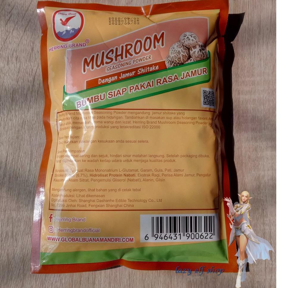 

SPESIAL DISKON Bumbu Kaldu Jamur Shiitake 200gr Non MSG Vegetarian Herring Mushroom Bouillon Powder