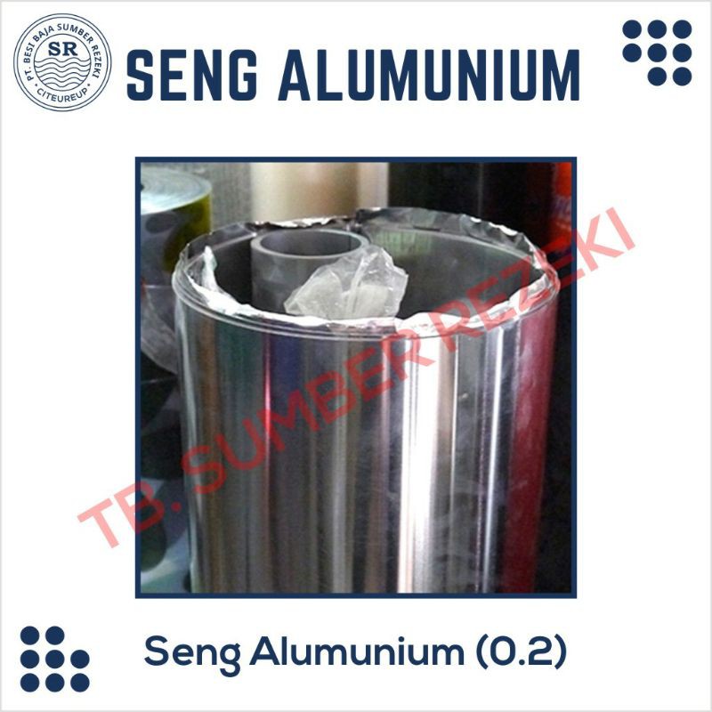 Seng Alumunium 0,2 Perlembar