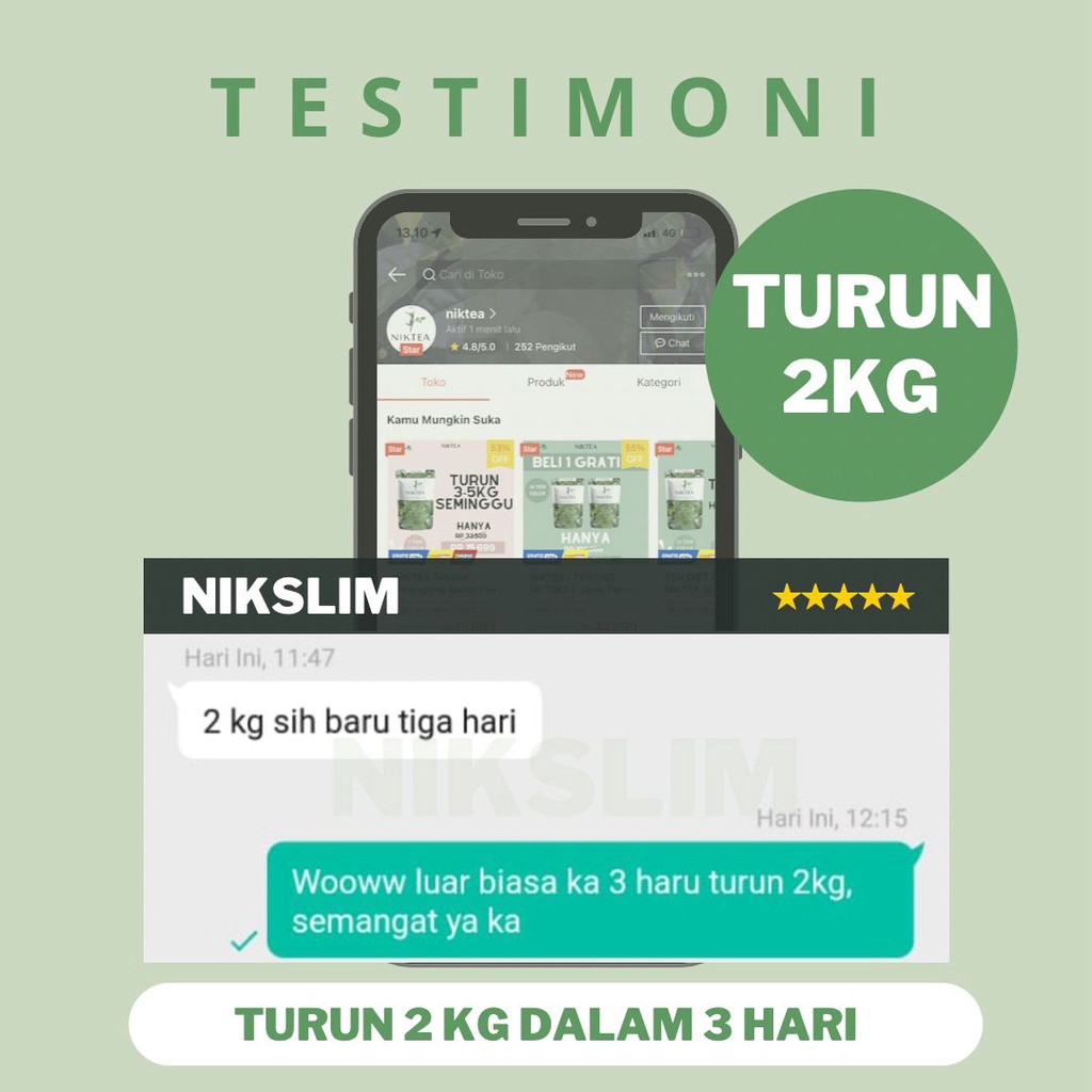 NIKSLIM - Pelangsing Badan Cepat Dan Ampuh Obat Diet Herbal