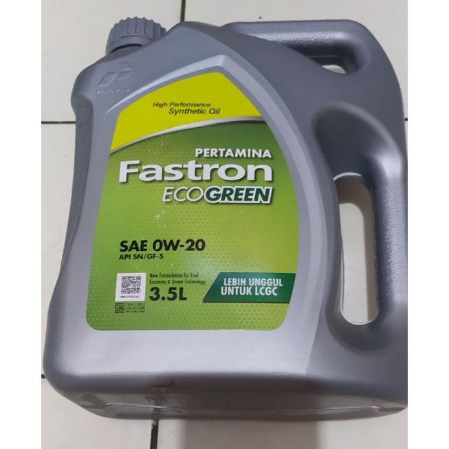 Oli Pertamina Fastron Eco 0W-20 3.5 Liter Original