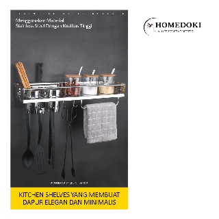  Rak  Dapur Minimalis Elegant  Rak  Bumbu Dapur Serbaguna Rak  