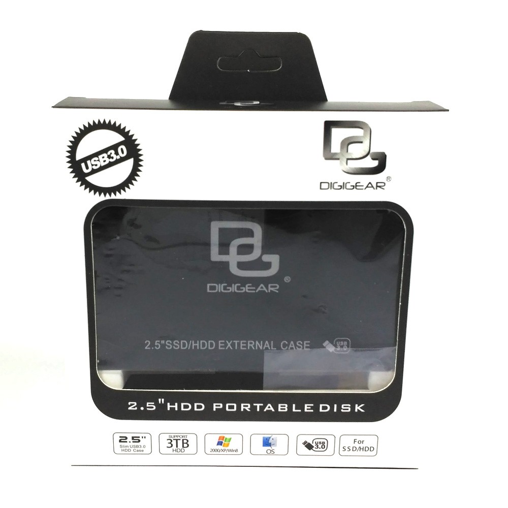 DIGIGEAR SSD/HDD External Case 2.5 USB 3.0