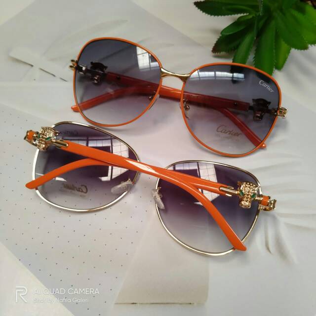 Kacamata fashion wanita Import cartier A3878 /sunglasses/anti uv
