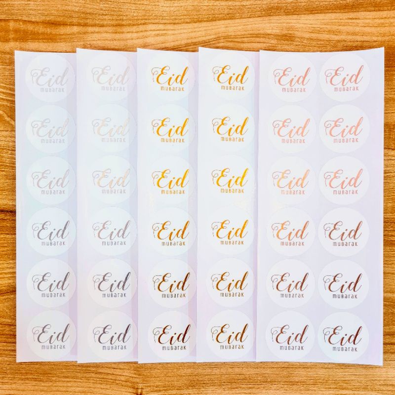 

Stiker Eid Mubarak Huruf 3 Warna (isi 5pcs) Idul Fitri 2022