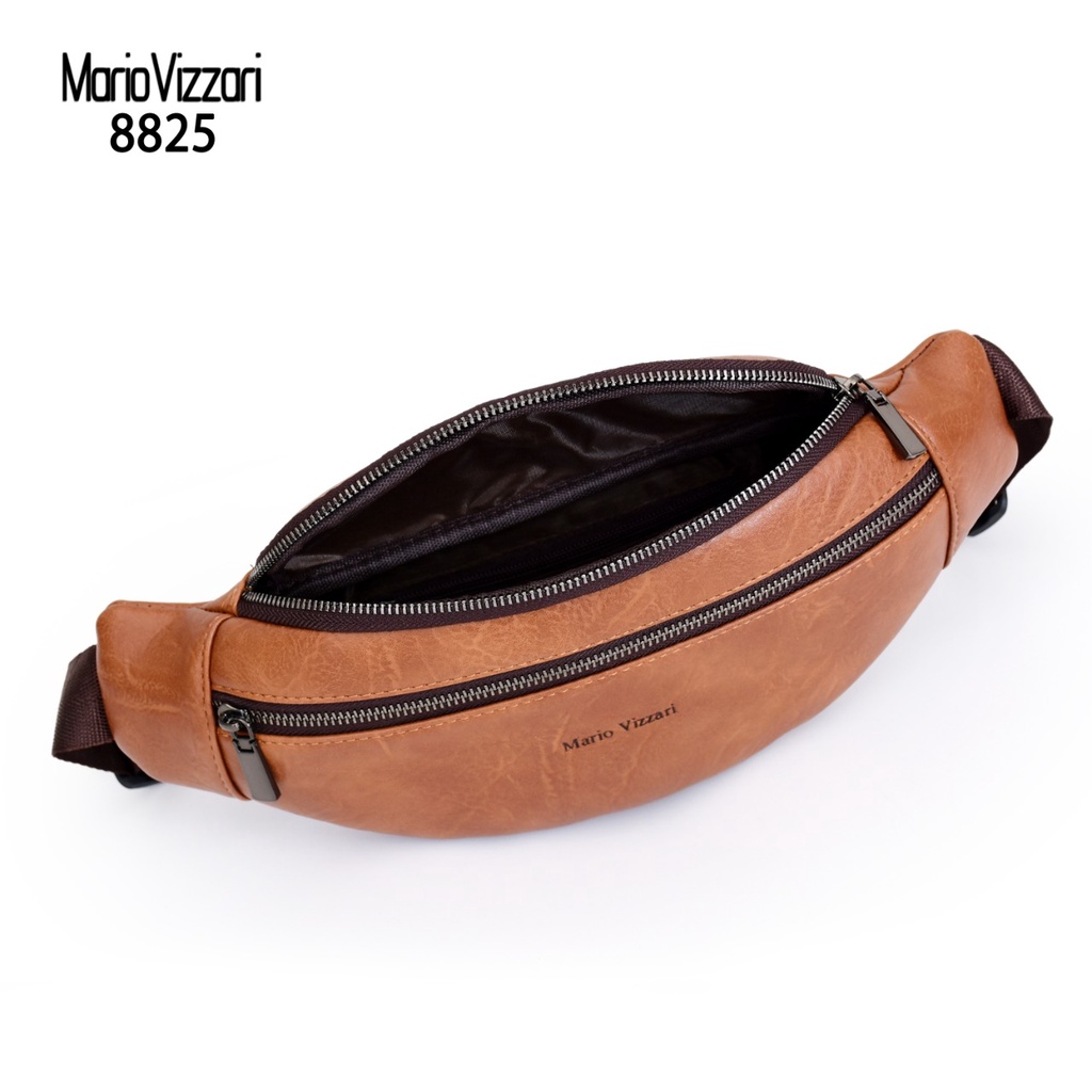 Tas Selempang Waistbag Pria Kulit Mario Vizzari Luke (8825)