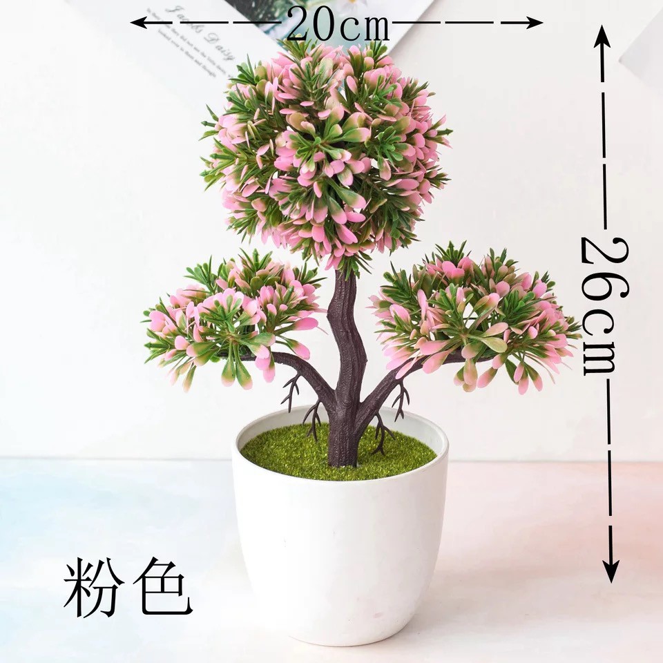 TANAMAN BUNGA PLASTIK DEKORASI RUMAH TANAMAN HIAS IMPORT MURAH-6