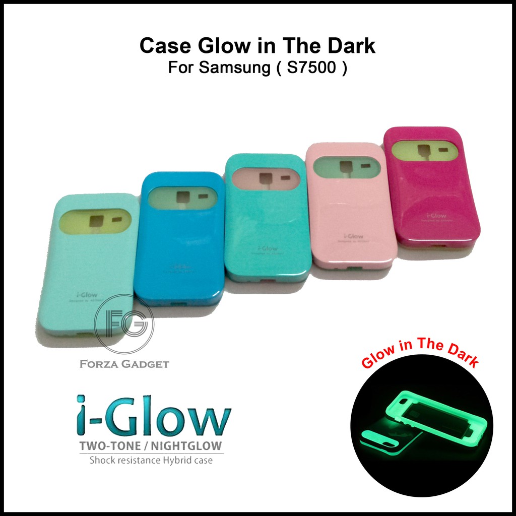 Case i-Glow for Samsung Galaxy Ace Plus S7500 (Glow in The Dark)