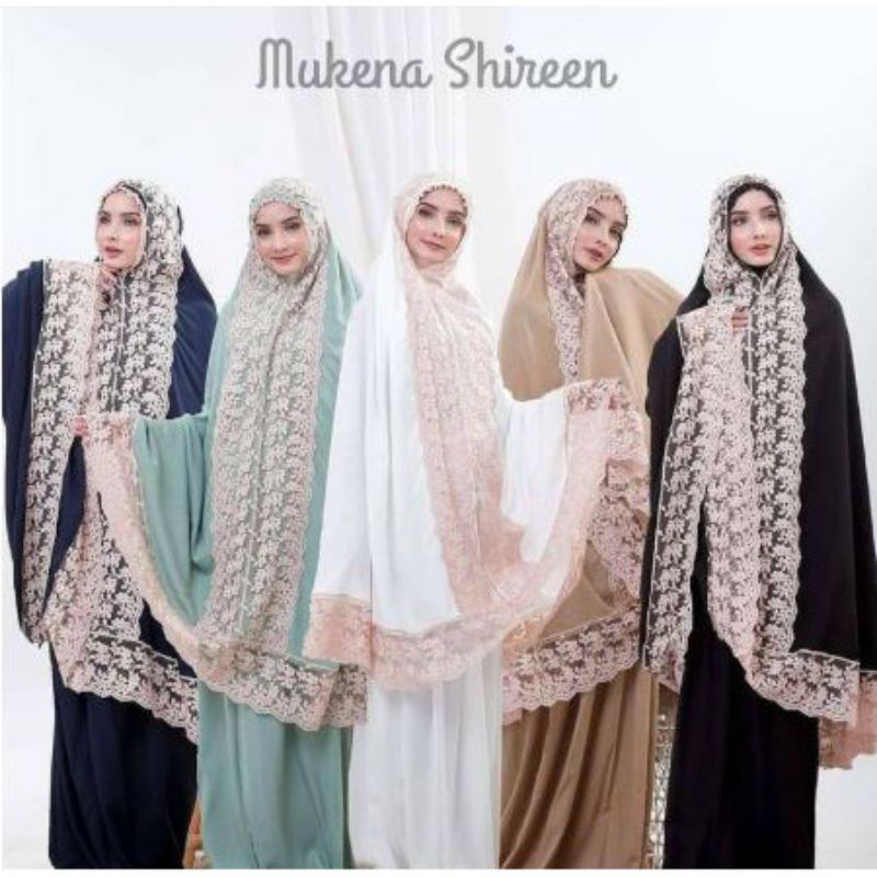 Mukena Dewasa shireen shiren renda bordir mewah model terbaru murah