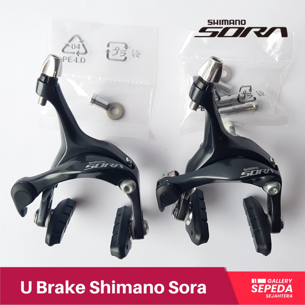 U BRAKE SHIMANO SORA R3000 BRAKE SET SORA REMSEPEDA BALAP SORA